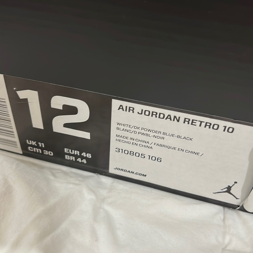 Air Jordan 10 Retro 'Powder Blue' 2014